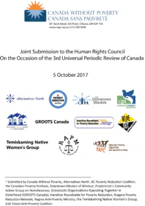 Cover page of the Universal Periodic Review Report