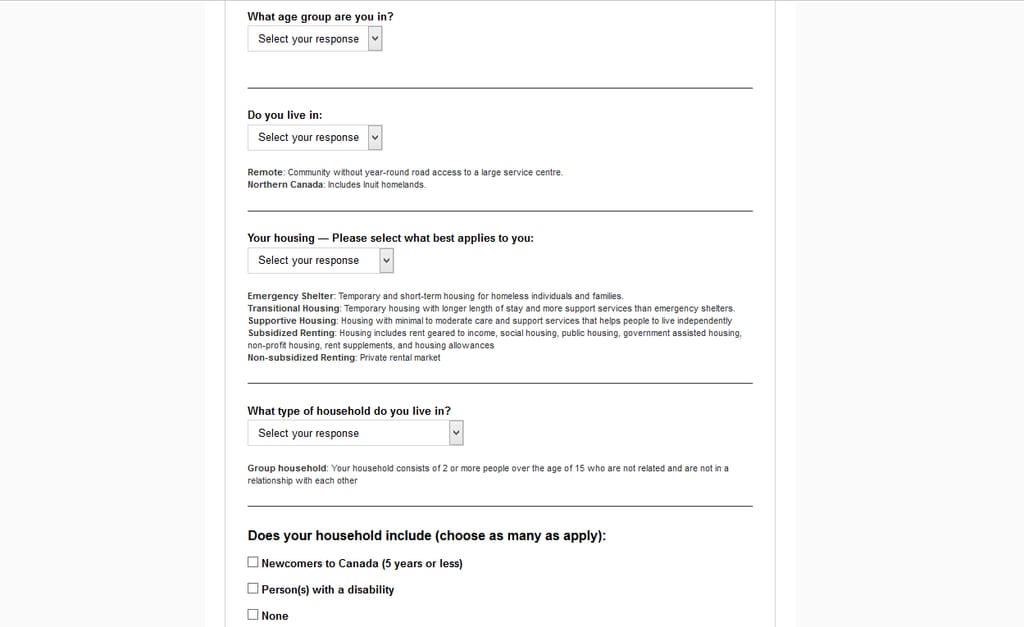 respondent profile
